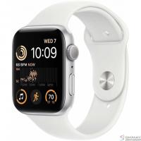 Apple Watch SE GPS 44mm Silver Aluminum Case with White Sport Band - M/L [MNTJ3LL/A] (США)