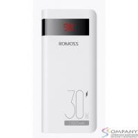 Romoss Sense 6PS Pro Мобильный аккумулятор 20000mAh 3A QC PD 2xUSB белый (1845919)