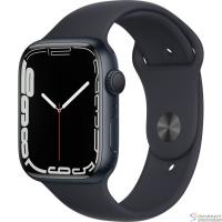 Apple Watch Series 7 GPS, 45mm Midnight Aluminium Midnight Sport Band [MKN53LL/A] (США)