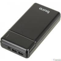 Buro BP30E Мобильный аккумулятор 30000mAh 2.1A 2xUSB черный (BP30E10PBK)