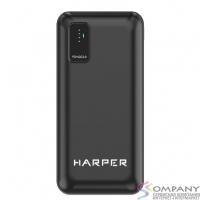 Harper Аккумулятор внешний портативный  PB-0030 black (30 000mAh, Li-Pol; Вход Micro USB/Type-C, 3А; Выход: 2 USB: 5/4.5/2/1.5 А, (4.5/5/9/12 В); Выход: 1 Type-C/3А; Quick Charge и Power Delivery