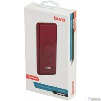 Buro BPQ10F Мобильный аккумулятор 10000mAh 3A QC PD 2xUSB беспроводная зарядка красный (BPQ10F18PRD)