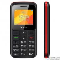 TEXET TM-B323 мобильный телефон цвет черный-красный
