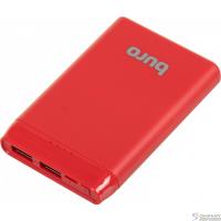 Buro BP05B Мобильный аккумулятор 5000mAh 2.1A 2xUSB красный (BP05B10PRD)