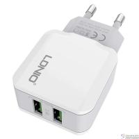 LDNIO LD_B4391 A2202/ Сетевое ЗУ/ 2 USB Auto-ID/ Выход: 12W/ White