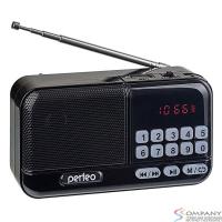 Perfeo радиоприемник цифровой ASPEN FM+ 87.5-108МГц/ MP3/ питание USB или 18650/черный (i20)) [PF_B4059]