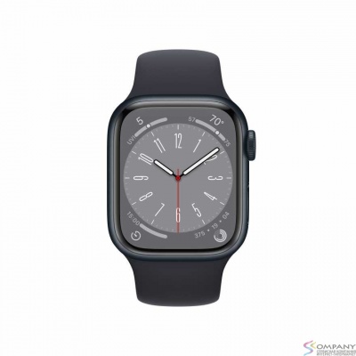 Apple Watch Series 8 GPS 41mm Midnight Aluminium Case with Midnight Sport Band - Regular [MNP53LZ/A] (США)