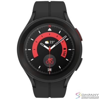 Samsung Galaxy Watch 5 Pro 45мм 1.4" AMOLED корп.черный рем.черный (SM-R920NZKAMEA)
