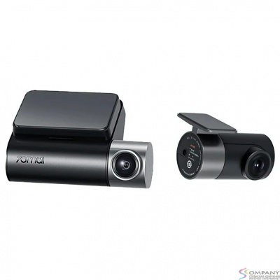 Видеорегистратор 70Mai Dash Cam Pro Plus+ Rear Cam черный 5Mpix 1944x2592 1080p 140гр. GPS MSC8336D