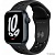 Apple Watch Nike Series 7, 41 мм, корпус из алюминия цвета «тёмная ночь», спортивный ремешок Nike цвета «антрацитовый/чёрный» [MKN43RU/A]