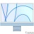 Apple iMac [Z14M000EN, Z14M/3] Blue 24" Retina 4.5K {Apple M1 chip with 8-core CPU and 7-core GPU/16GB/256GB SSD} (2021)
