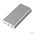 GOLF G66/ Powerbank 20000 mah + Кабель Micro usb /In Micro usb,Type-C/Out Type-C,USB1A,2.1A/Al/Grey